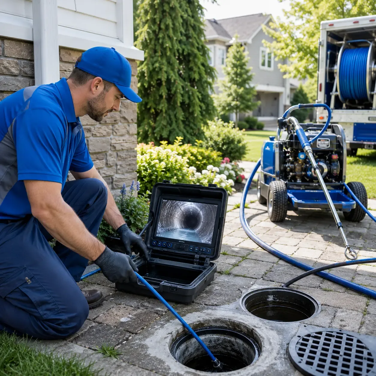 Outdoor drain cleaning professionals serving Ortonville, MI